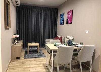 Living room with dining area