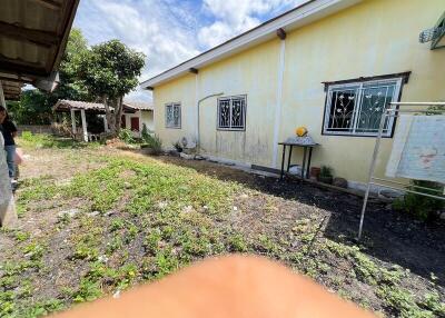 Backyard space with adjacent building