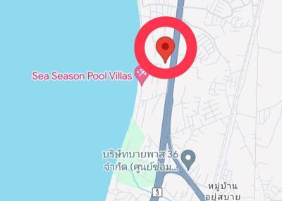 Map showing location near Golden Dragon Beach and Sea Season Pool Villas