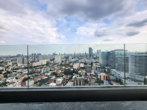 panoramic city view from high-rise building