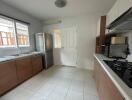 Modern kitchen with appliances and cabinetry