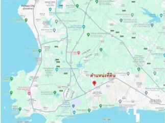 Map showing the location of the property in Pattaya City region