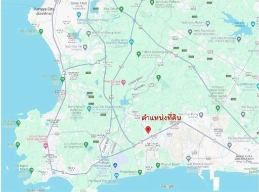 Map showing the location of the property in Pattaya City region