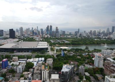 View of cityscape from high-rise building