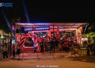 Lucky 13 Sandwich Restaurant at Hua Hin Soi94