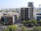 View of several buildings in an urban area