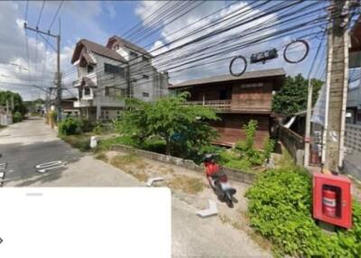 Street view of a residential area