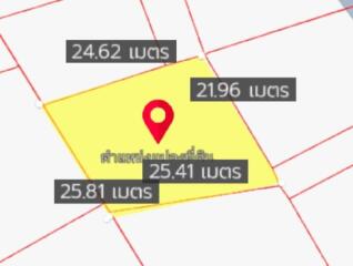 Land plot dimensions with coordinates