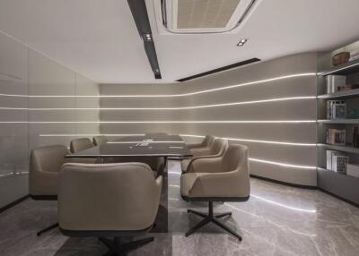 Modern conference room with sleek design