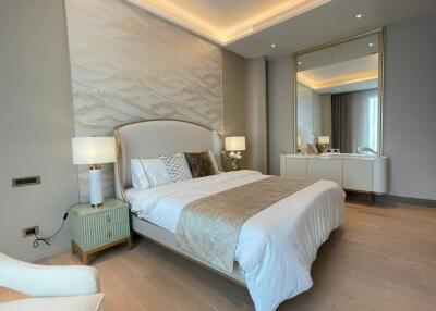 Modern bedroom with elegant decor