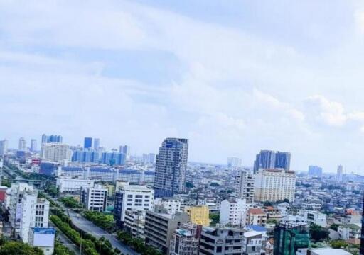 Cityscape view from a high-rise building