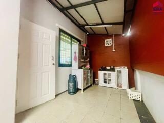 Modern kitchen with utility features