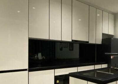 Modern kitchen with sleek cabinetry