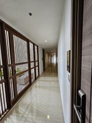 modern apartment hallway