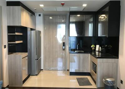 Modern kitchen with appliances and cabinetry