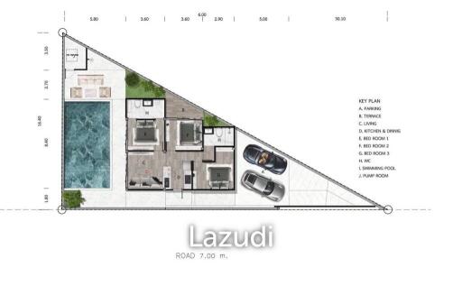 140 ตร.ม.  3 ห้องนอน  2 ห้องน้ำ บ้านเดี่ยวสำหรับ ขายใน เชิงทะเล