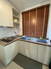 Modern kitchen with sink and countertop