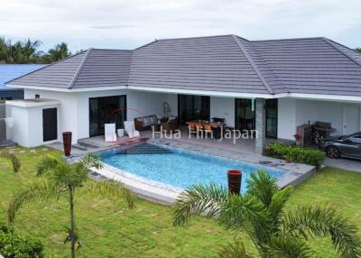 Solid and Eco-Friendly 3-Bedroom Pool Villa near Black Mountain Golf – Completed in 2023 – For Sale in Hua Hin