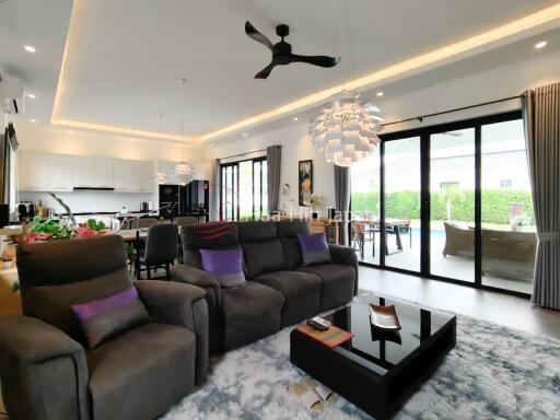 Solid and Eco-Friendly 3-Bedroom Pool Villa near Black Mountain Golf – Completed in 2023 – For Sale in Hua Hin