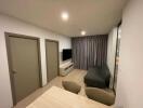 Modern living room with minimalist decor