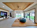 Spacious and modern living room with contemporary design