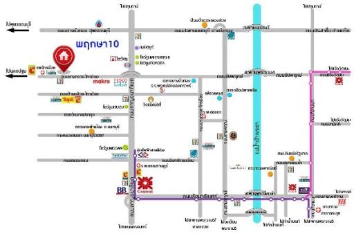 Location map for property