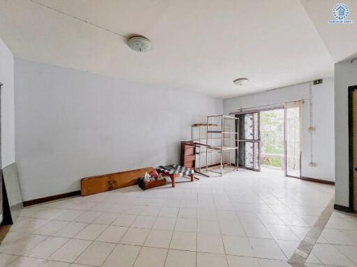 Spacious and bright living room with large windows