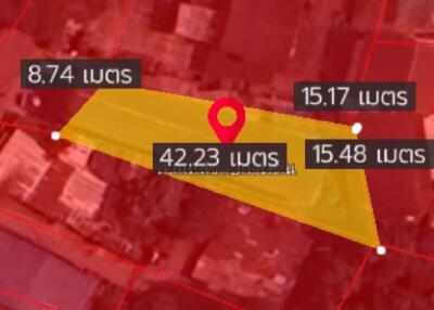 Property plot surrounded by measurements