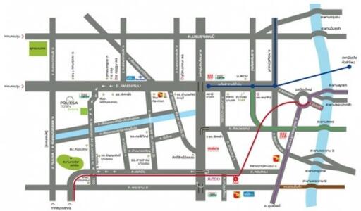 Detailed map showing the location and accessibility to various areas.