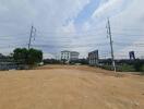 Vacant plot of land with a view of buildings
