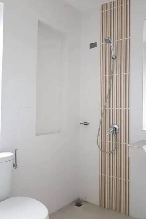 Modern bathroom with shower