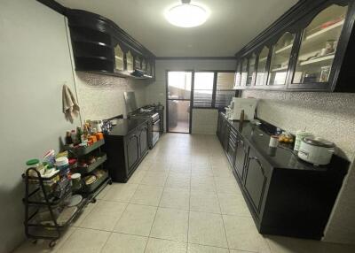 Spacious kitchen with modern appliances