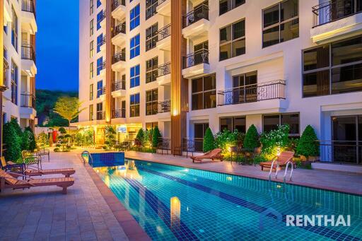 Fully Furnished Studio Condo in City Garden Pratumnak, Pattaya Priced at 1.9M Thb