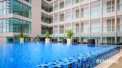 Fully-Furnished Studio Condo at The Cloud, Pattaya - Pool, Gym, Security, 2.5 mln Thb