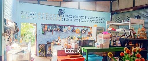 200 ตร.ม.  1 ห้องนอน  1 ห้องน้ำ ร้านอาหารสำหรับ เช่าใน มะเร็ต