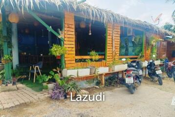 200 ตร.ม.  1 ห้องนอน  1 ห้องน้ำ ร้านอาหารสำหรับ เช่าใน มะเร็ต