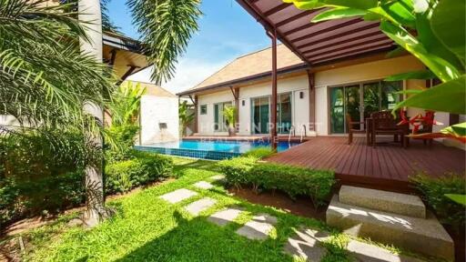 Oriental-Style 3-Bed Pool Villa in Nai Harn