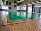 Indoor swimming pool area