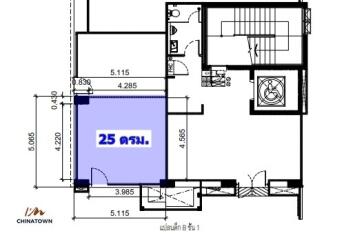 Floor plan of the building