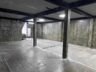 unfinished basement or warehouse