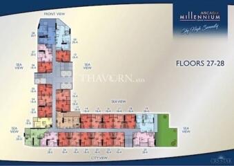 ขาย คอนโด 2 ห้องนอน 71 ตร.ม. ใน  Arcadia Millennium Tower, Pattaya