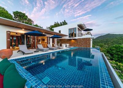 Luxurious villa with an infinity pool and scenic views