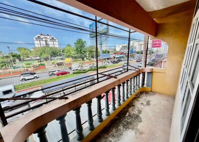 Balcony with city view