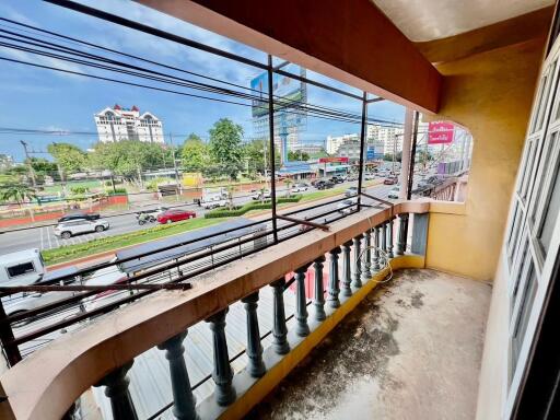 Balcony with city view