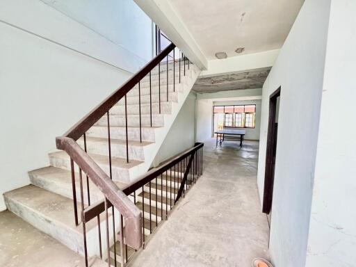 staircase and hallway area in building