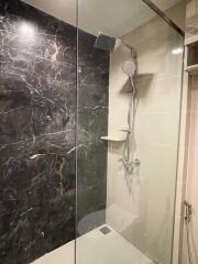 Modern bathroom shower area