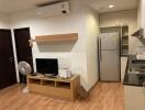 Living area with kitchen facilities