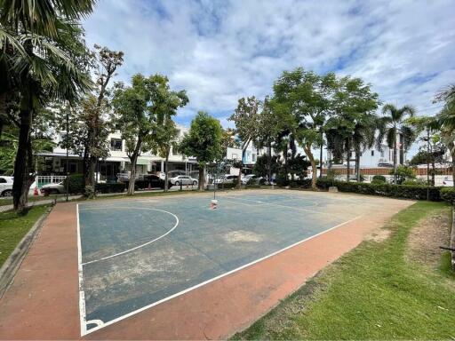 Residential basketball court