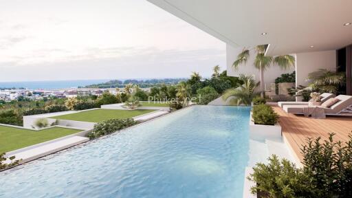 Luxury property with infinity pool and ocean view