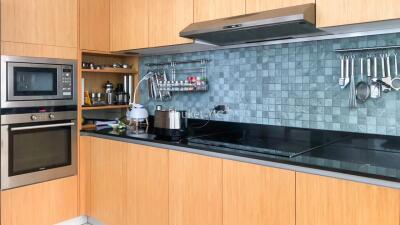 Modern kitchen with appliances and cabinetry